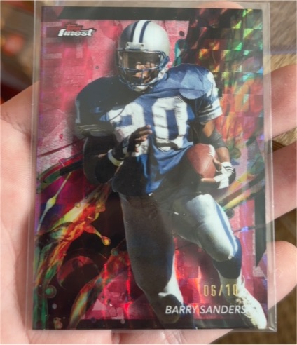 2024 Topps Finest #24 Barry Sanders — front