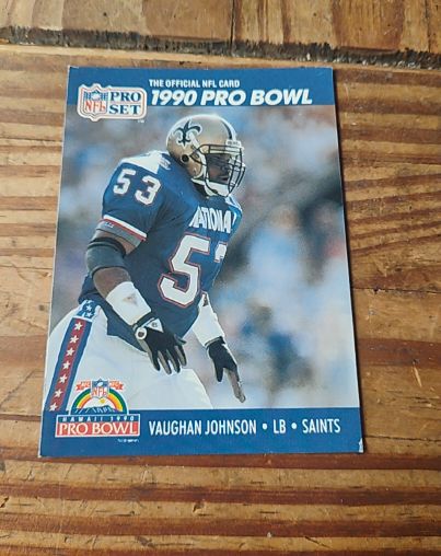 1990 Pro Set #397 Vaughan Johnson — front