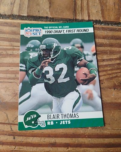 1990 Pro Set #670 Blair Thomas — front