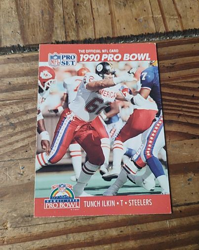 1990 Pro Set #411 Tunch Ilkin — front