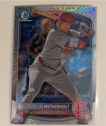 2025 Bowman Chrome #BCP-241 JJ Wetherholt — front
