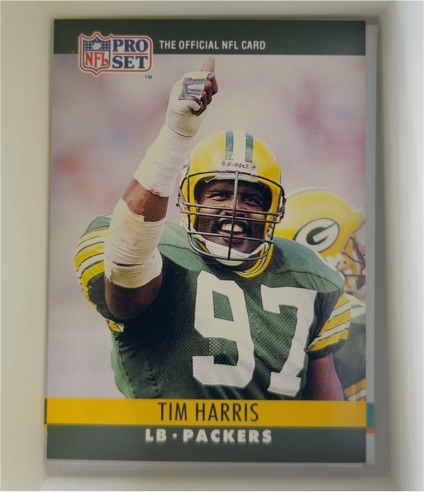 1990 Pro Set #109 Tim Harris — front