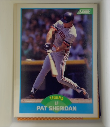 1989 Score #204 Pat Sheridan — front