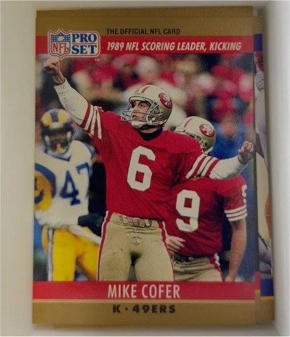 1990 Pro Set #11 Mike Cofer — front