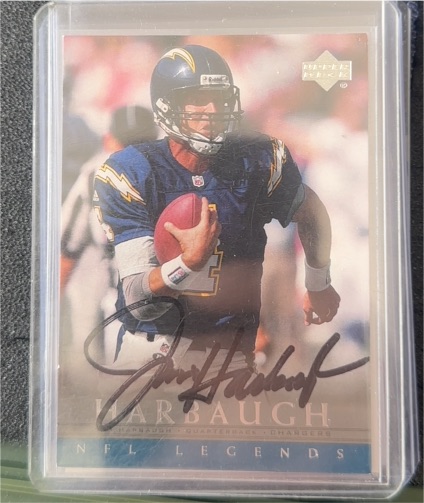 2000 Upper Deck NFL Legends #65 Jim Harbaugh — front