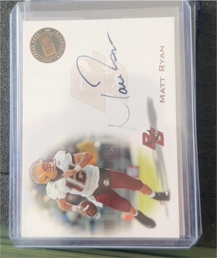 2008 Press Pass Authentic #PPS-MR Matt Ryan — front