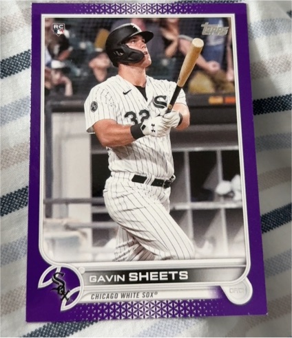 2022 Topps Series 1 #12 Gavin Sheets — front