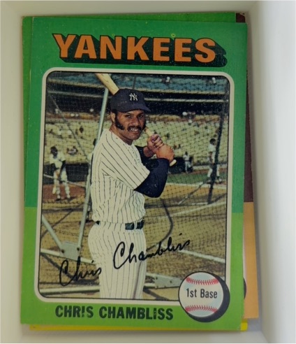 1975 Topps #585 Chris Chambliss — front
