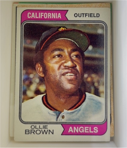 1974 Topps #625 Ollie Brown California Angels — front
