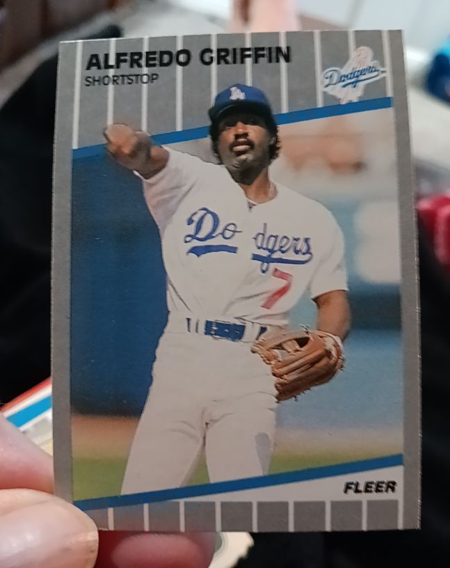 1989 Fleer #58 Alfredo Griffin — front