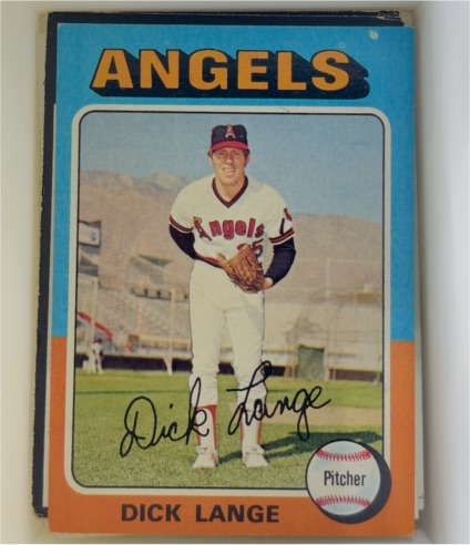1975 Topps #114 Dick Lange — front