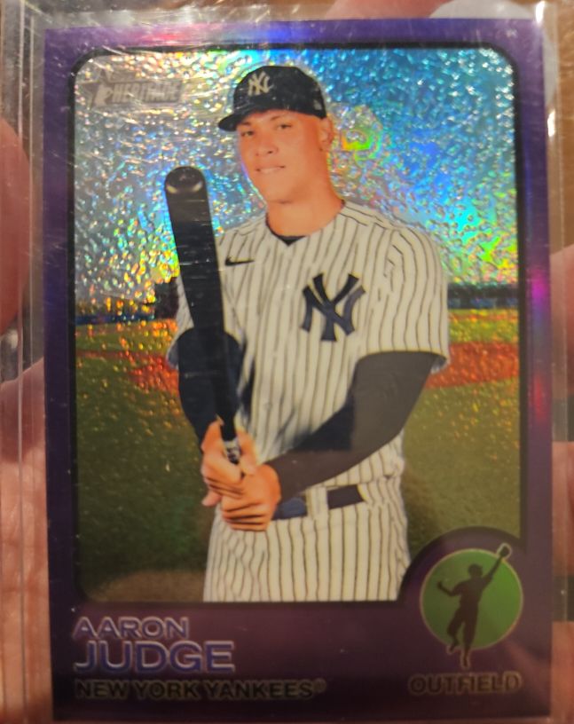 2022 Topps Heritage #44 Aaron Judge — front