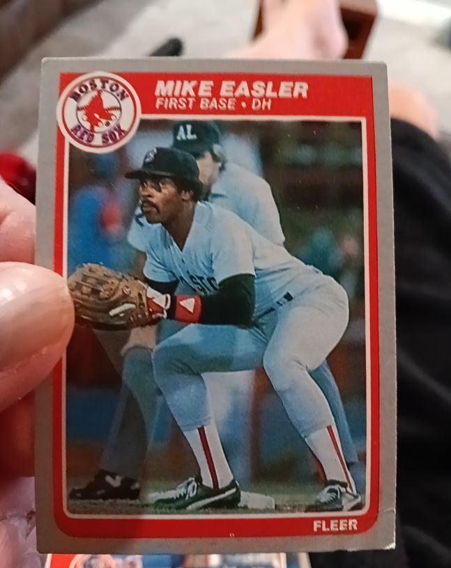 1985 Fleer #157 Mike Easler — front