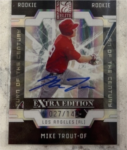 2009 Donruss Elite Extra Edition #027 Mike Trout — front