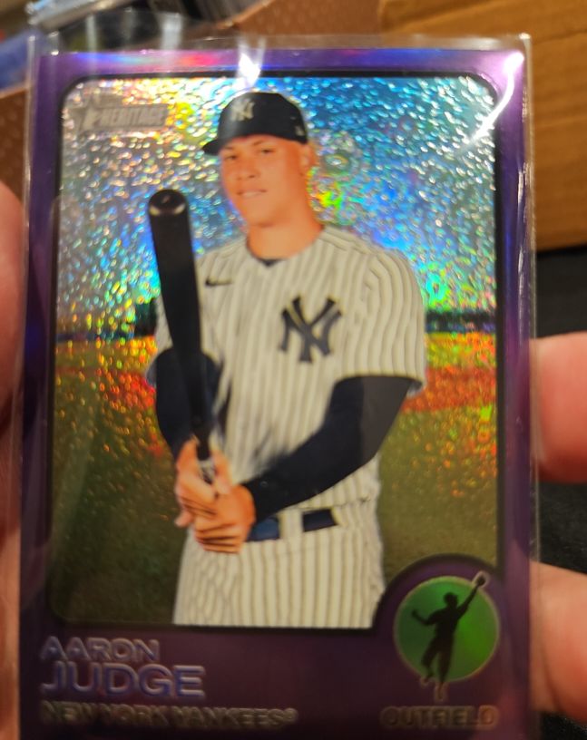 2022 Topps Heritage #44 Aaron Judge — front