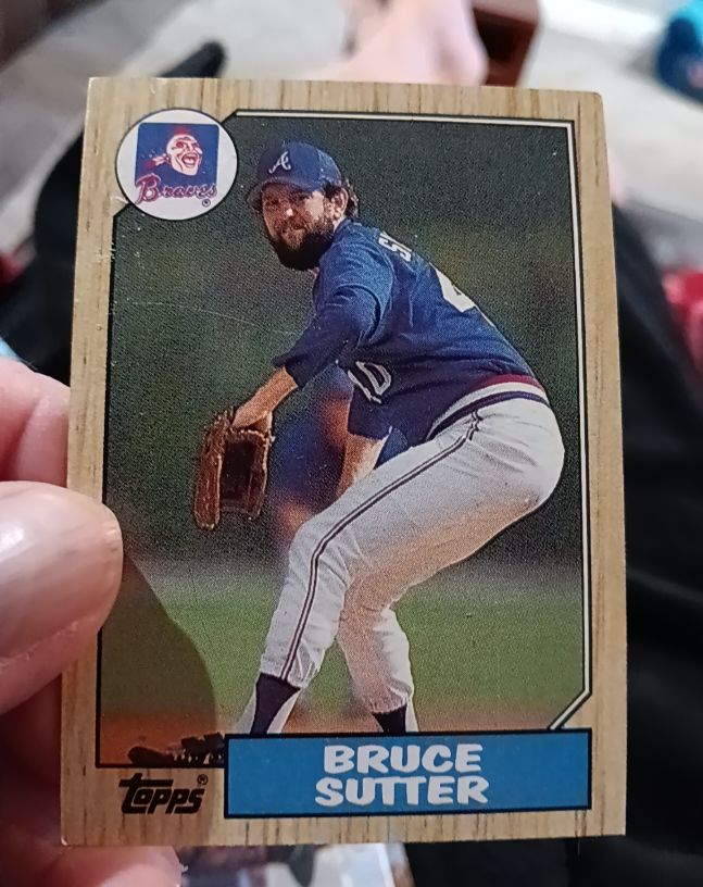 1987 Topps #435 Bruce Sutter — front