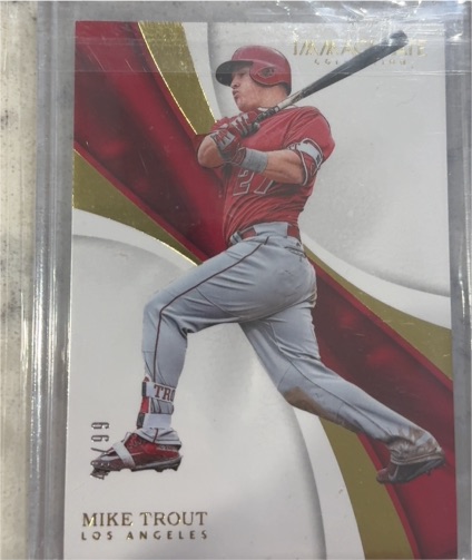2018 Panini Immaculate Collection #48 Mike Trout — front