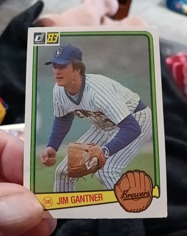 1983 Donruss #83 Jim Gantner — front