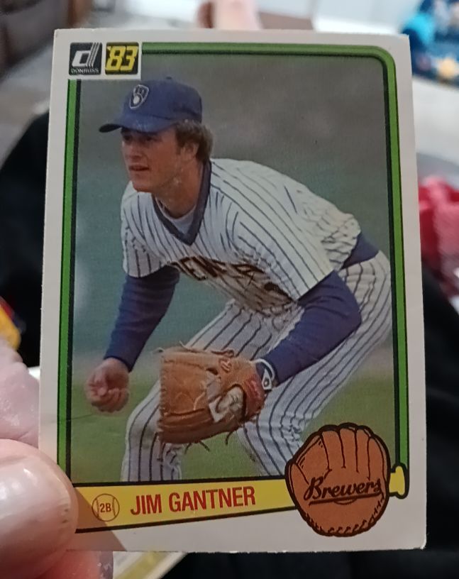 1983 Donruss #232 Jim Gantner — front