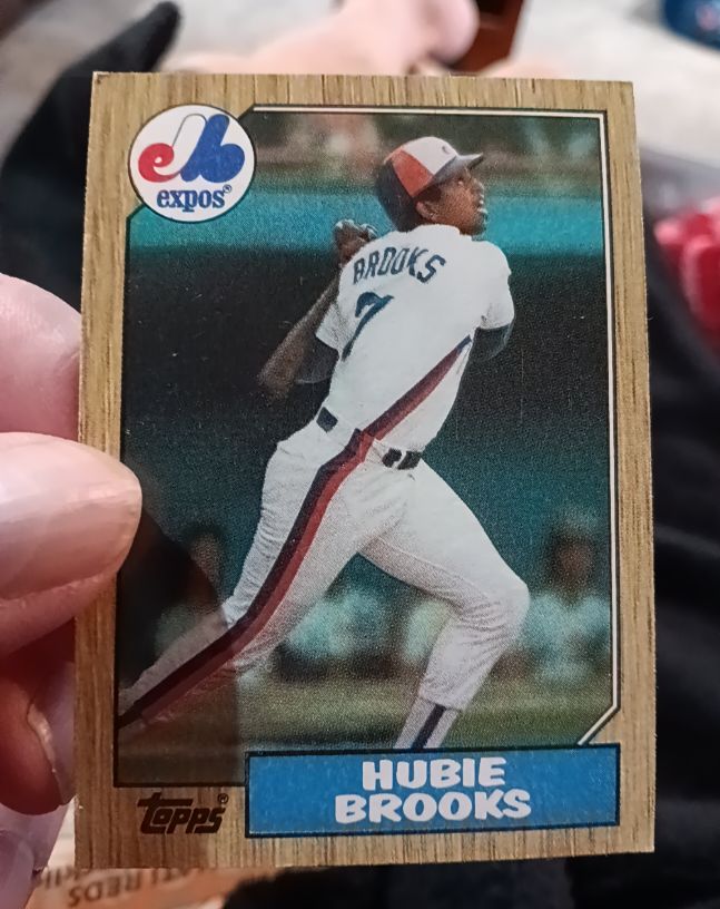 1987 Topps #650 Hubie Brooks — front