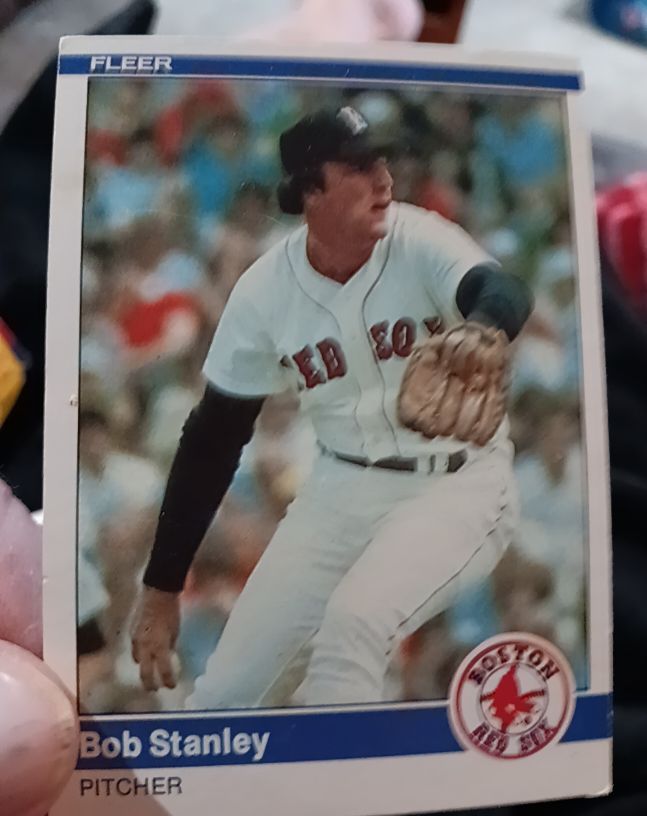 1984 Fleer #409 Bob Stanley — front