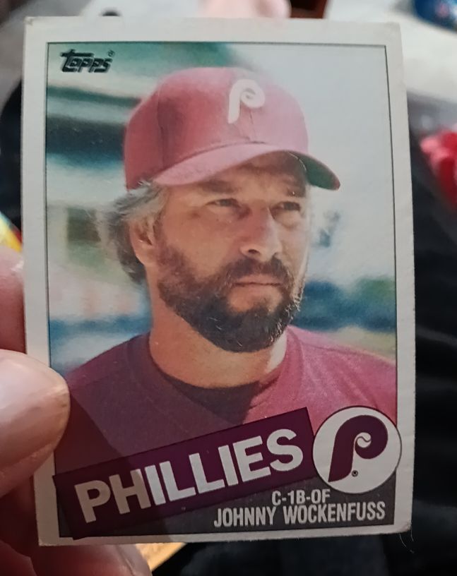 1985 Topps #39 Johnny Wockenfuss — front