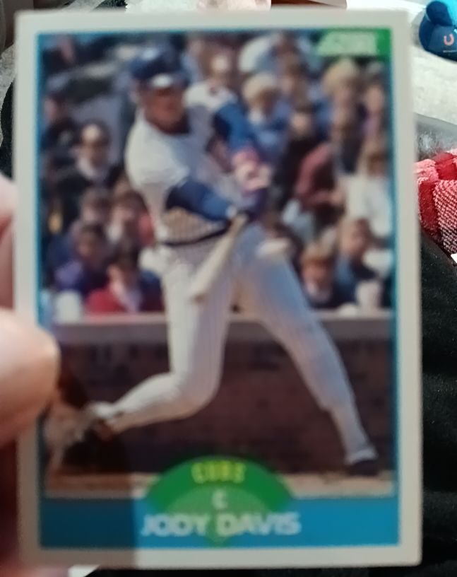 1989 Score #206 Joey Davis — front