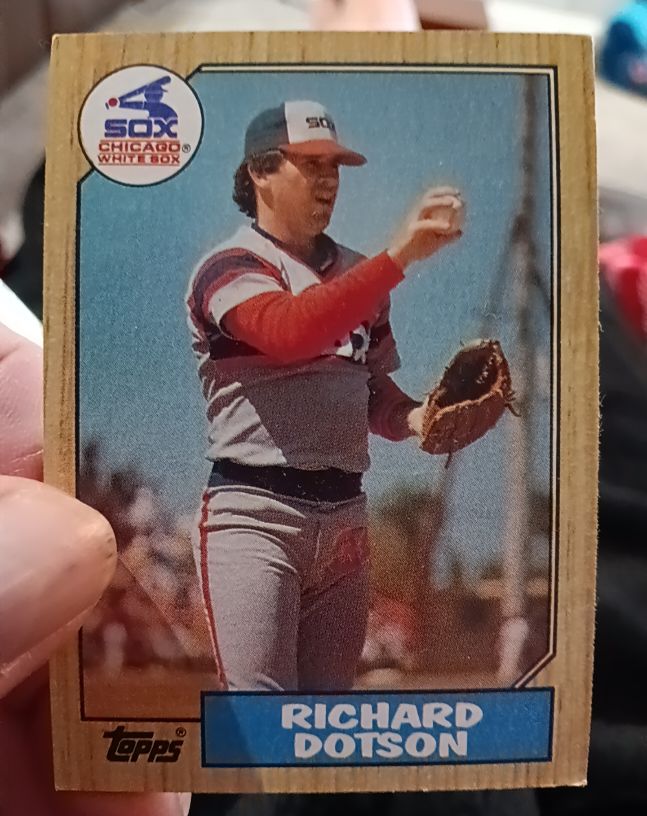 1987 Topps #720 Richard Dotson — front