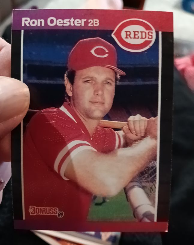 1989 Donruss #553 Ron Oester — front