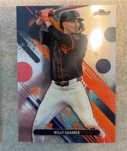 2025 Topps Finest #55 Willy Adames — front