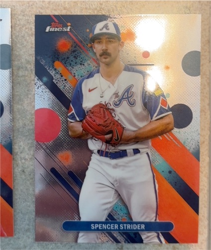 2025 Topps Finest #12 Spencer Strider — front