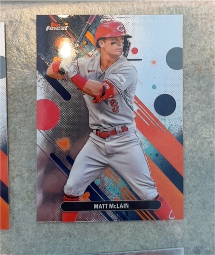 2025 Topps Finest #57 Matt McLain — front