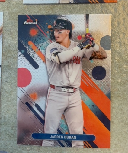 2025 Topps Finest #96 Jarren Duran — front