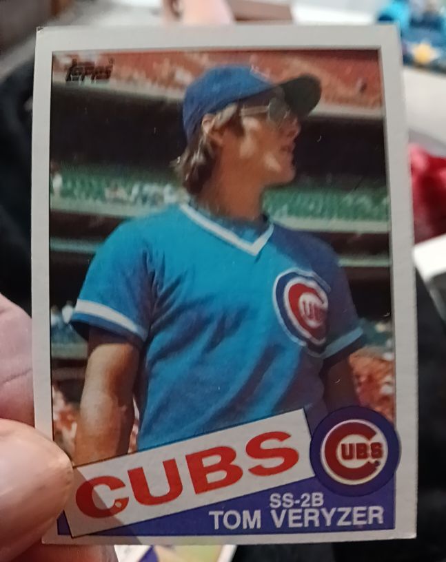 1985 Topps #405 Tom Veryzer — front