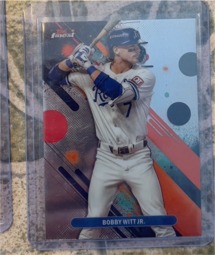 2025 Topps Finest #28 Bobby Witt Jr. — front