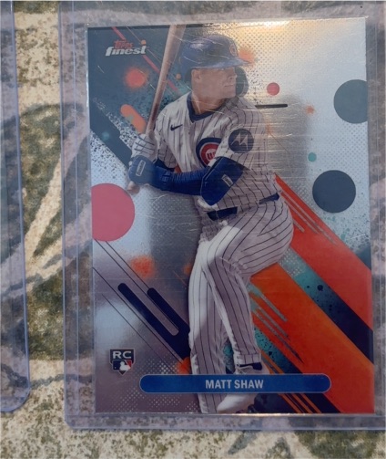 2025 Topps Finest #85 Matt Shaw — front