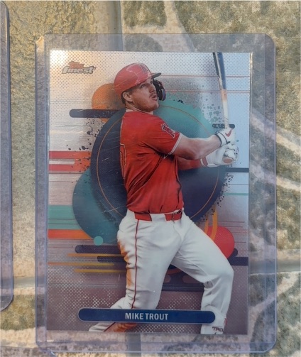 2025 Topps Finest #131 Mike Trout — front