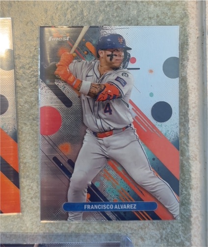 2025 Topps Finest #6 Francisco Alvarez — front