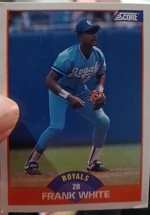 1989 Score #390 Frank White — front