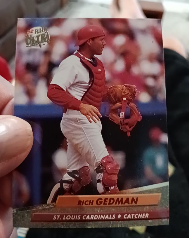 1992 Fleer Ultra #566 Rich Gedman — front