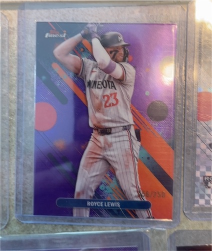 2025 Topps Finest #74 Royce Lewis — front