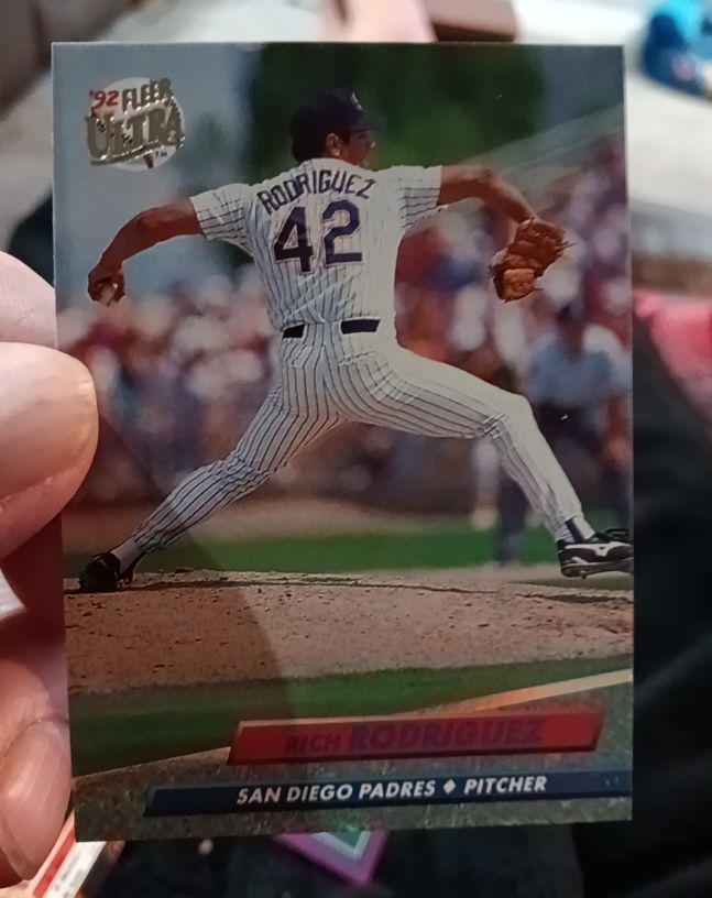 1992 Fleer Ultra #581 Rich Rodriguez — front
