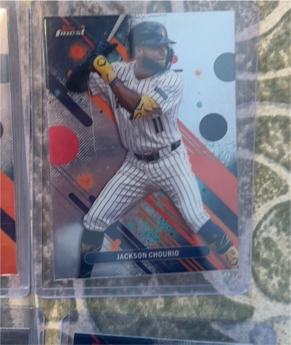 2025 Topps Finest #78 Jackson Chourio — front