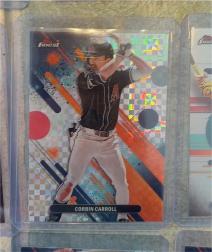 2025 Topps Finest #72 Corbin Carroll — front