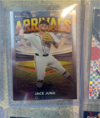 2025 Topps Finest Arrivals #A-4 Jace Jung — front