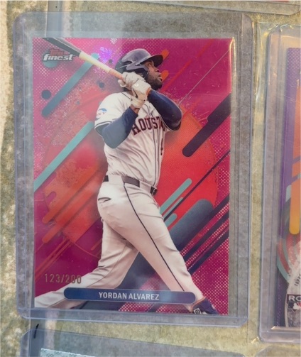 2025 Topps Finest #245 Yordan Alvarez — front