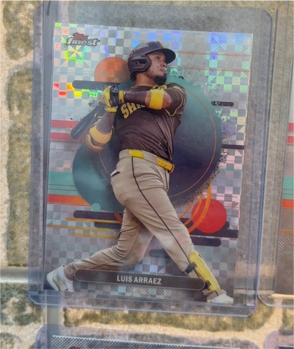 2025 Topps Finest #153 Luis Arraez — front