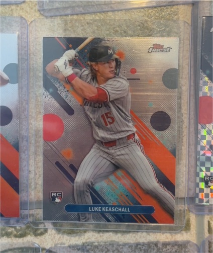 2025 Topps Finest #79 Luke Keaschall — front