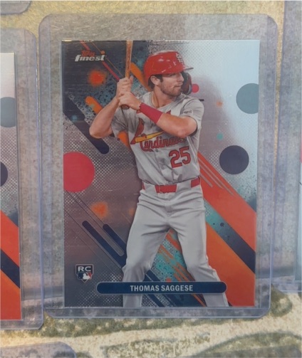 2025 Topps Finest #9 Thomas Saggese — front