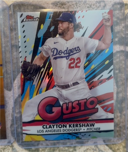 2025 Topps Finest #G-5 Clayton Kershaw — front